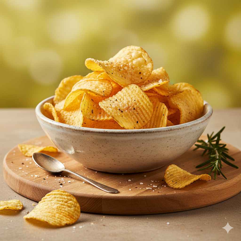 chips - Learn chips vocabulary word with meaning and images on Polylingo