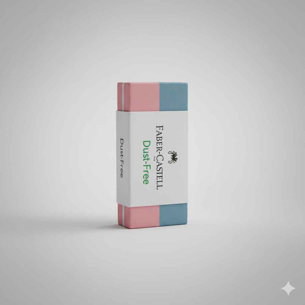 Eraser (رابر / مٹانے والا) - study items vocabulary picture with Urdu & Hindi meaning | Polylingo
