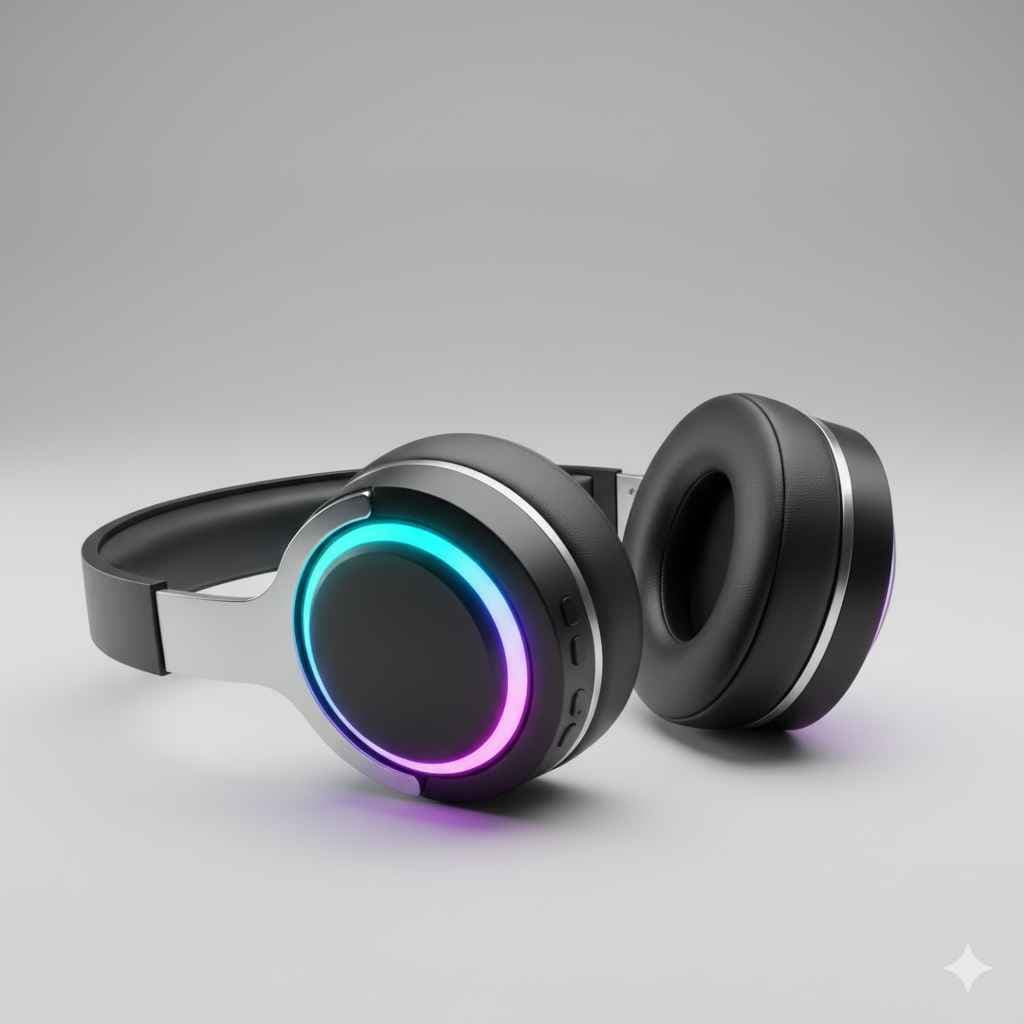 Headphone (ہیڈ فون) - electronics and gadgets vocabulary picture with Urdu & Hindi meaning | Polylingo