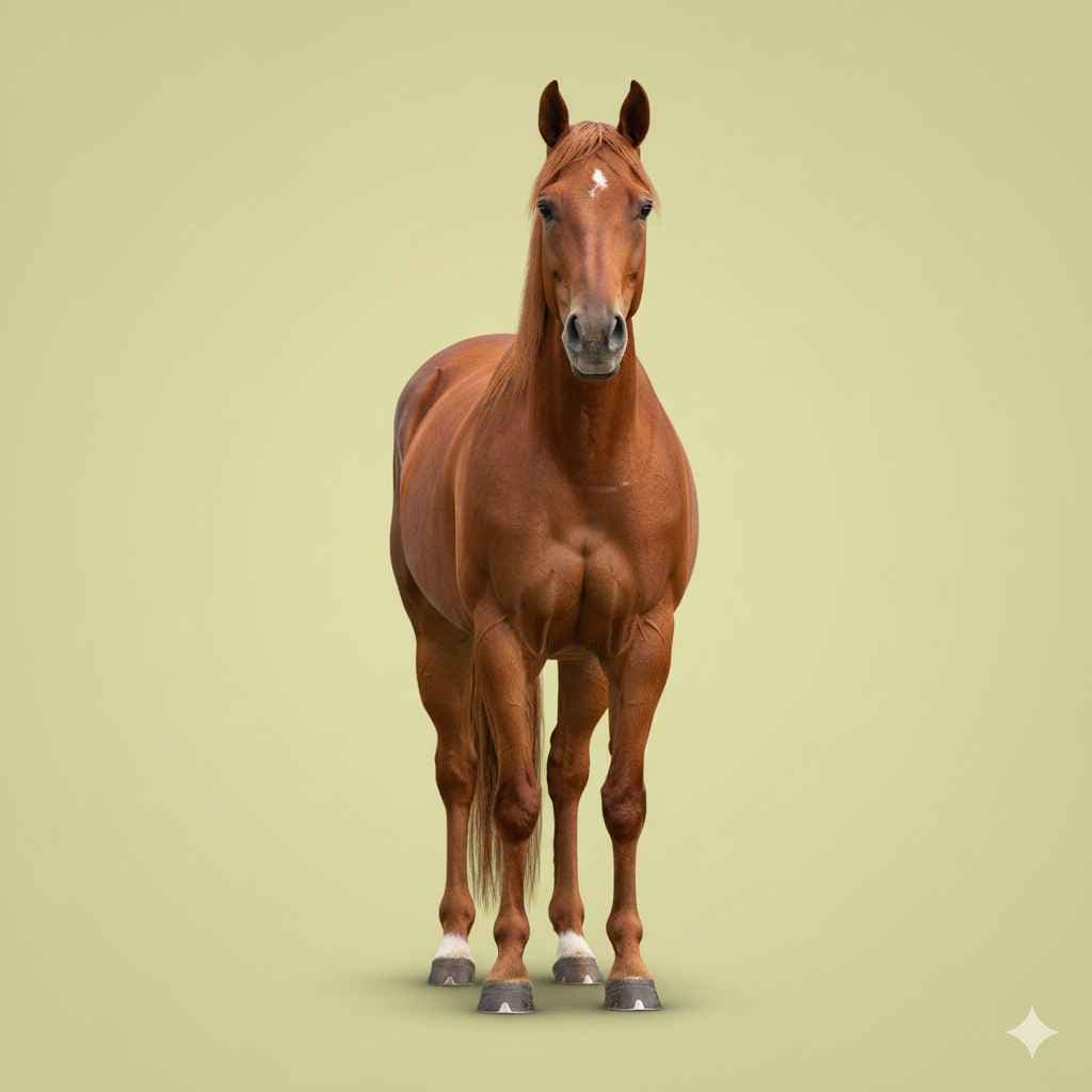 Horse (گھوڑا) - animals vocabulary picture with Urdu & Hindi meaning | Polylingo