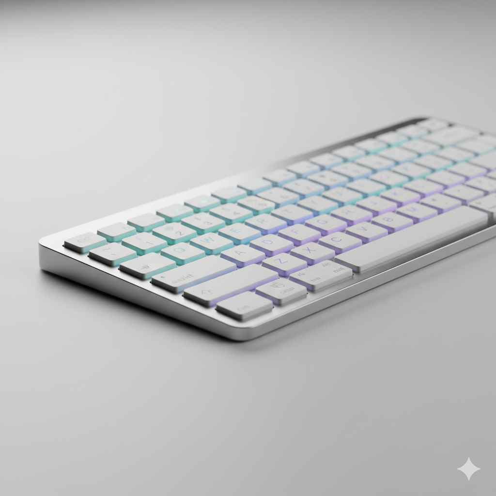 Keyboard (کی بورڈ / تختہِ کُلید) - electronics and gadgets vocabulary picture with Urdu & Hindi meaning | Polylingo