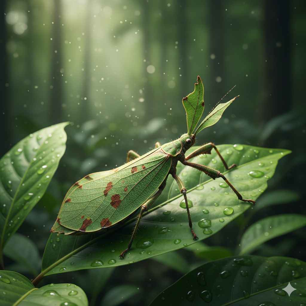 Leaf_insect (پتے کا کیڑا) - insects vocabulary picture with Urdu & Hindi meaning | Polylingo