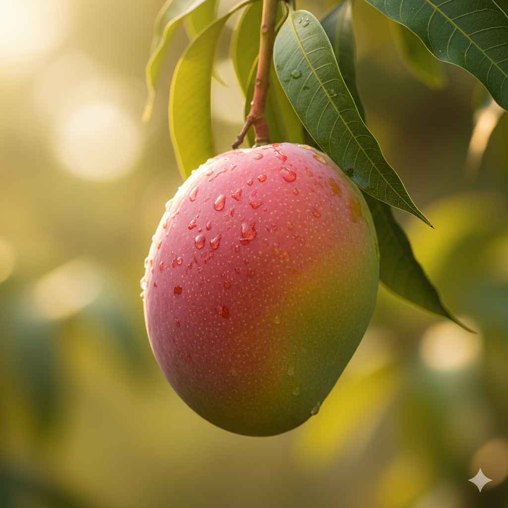 Mango (آم) - plants vocabulary picture with Urdu & Hindi meaning | Polylingo