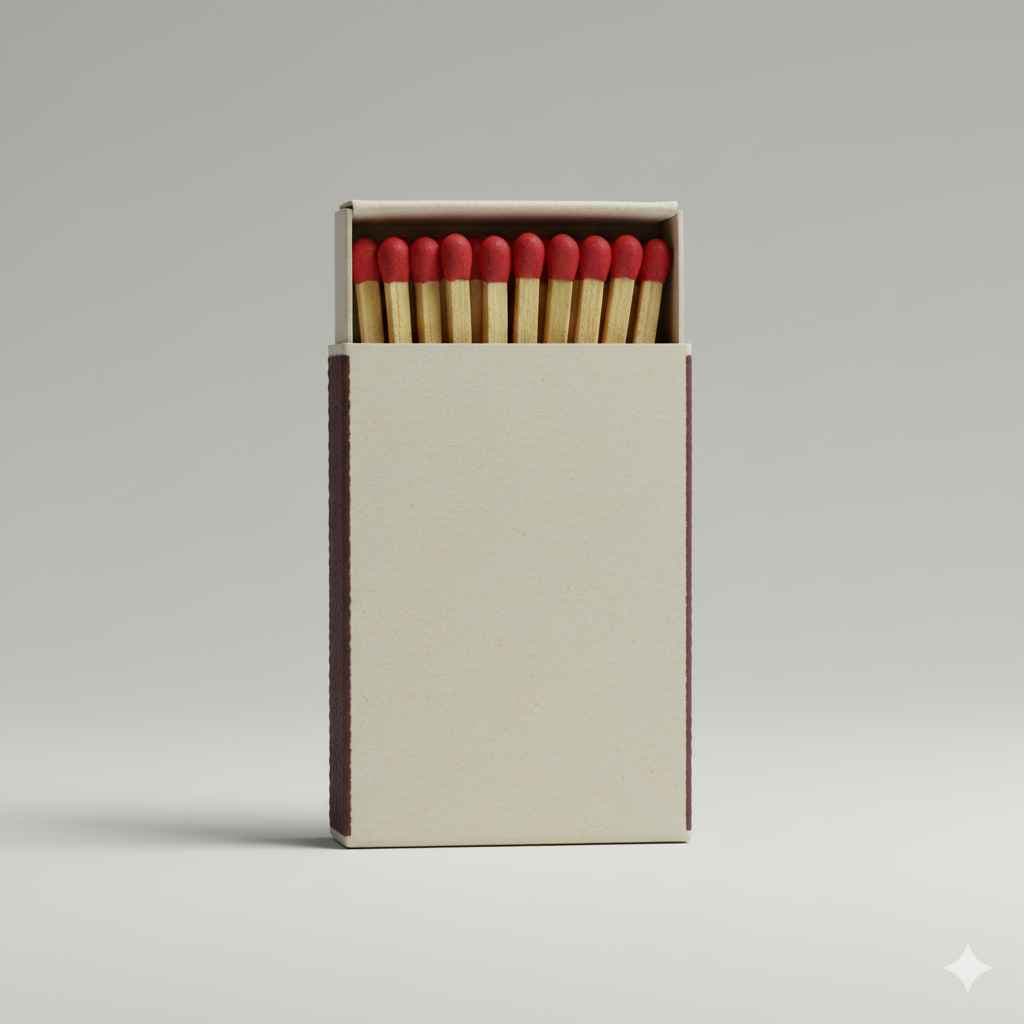 Matchbox (ماچس کی ڈبی / ڈبیا) - daily use items vocabulary picture with Urdu & Hindi meaning | Polylingo