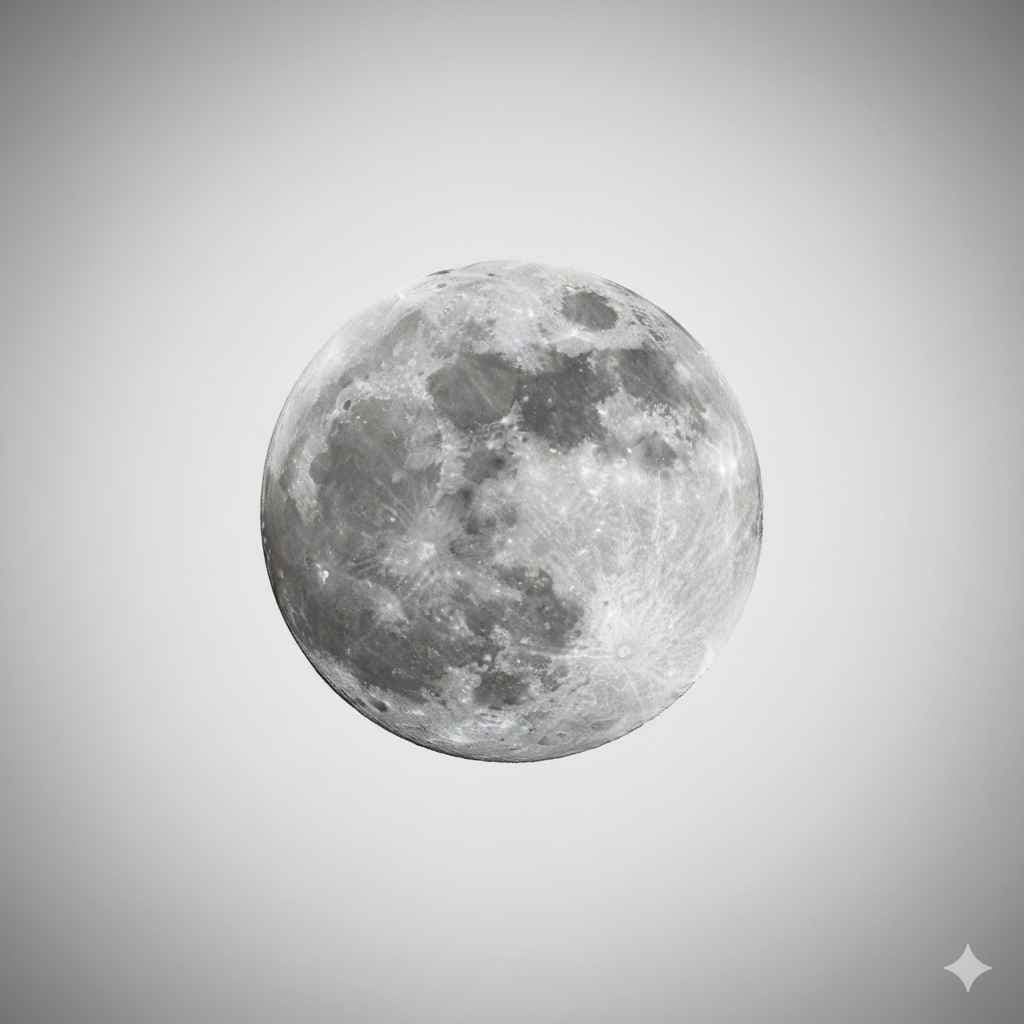 Moon (چاند) - outdoor and nature vocabulary picture with Urdu & Hindi meaning | Polylingo