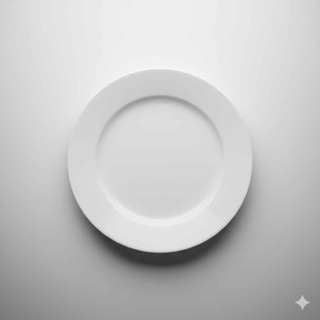 Plate (پلیٹ / طشتری) - daily use items vocabulary picture with Urdu & Hindi meaning | Polylingo