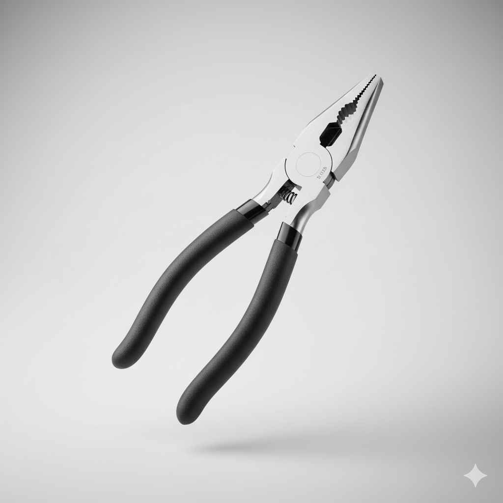 Pliers (پلاس / چمٹا) - electronics and gadgets vocabulary picture with Urdu & Hindi meaning | Polylingo