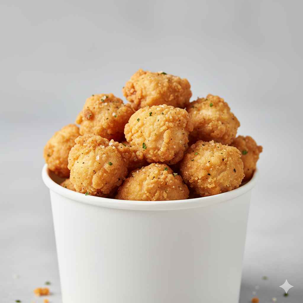 Popcorn_chicken (پاپ کارن چکن) - fast foods vocabulary picture with Urdu & Hindi meaning | Polylingo
