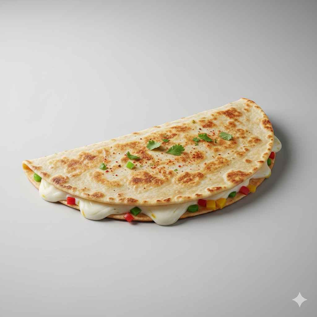 Quesadilla (کیساڈیا) - fast foods vocabulary picture with Urdu & Hindi meaning | Polylingo