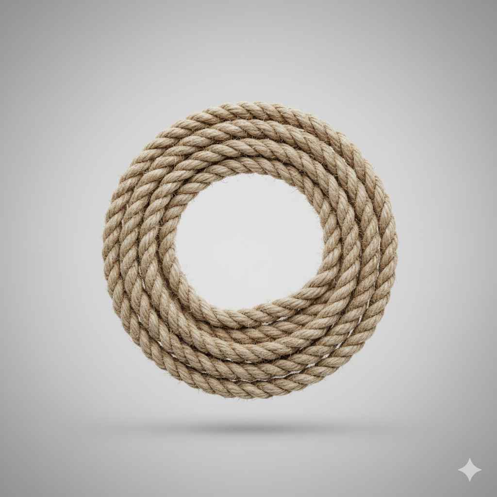 Rope (رسی / رسہ) - daily use items vocabulary picture with Urdu & Hindi meaning | Polylingo