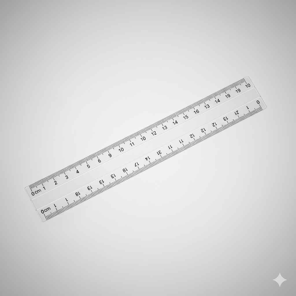 Ruler (حکمران / پیمائش کی لکڑی) - study items vocabulary picture with Urdu & Hindi meaning | Polylingo