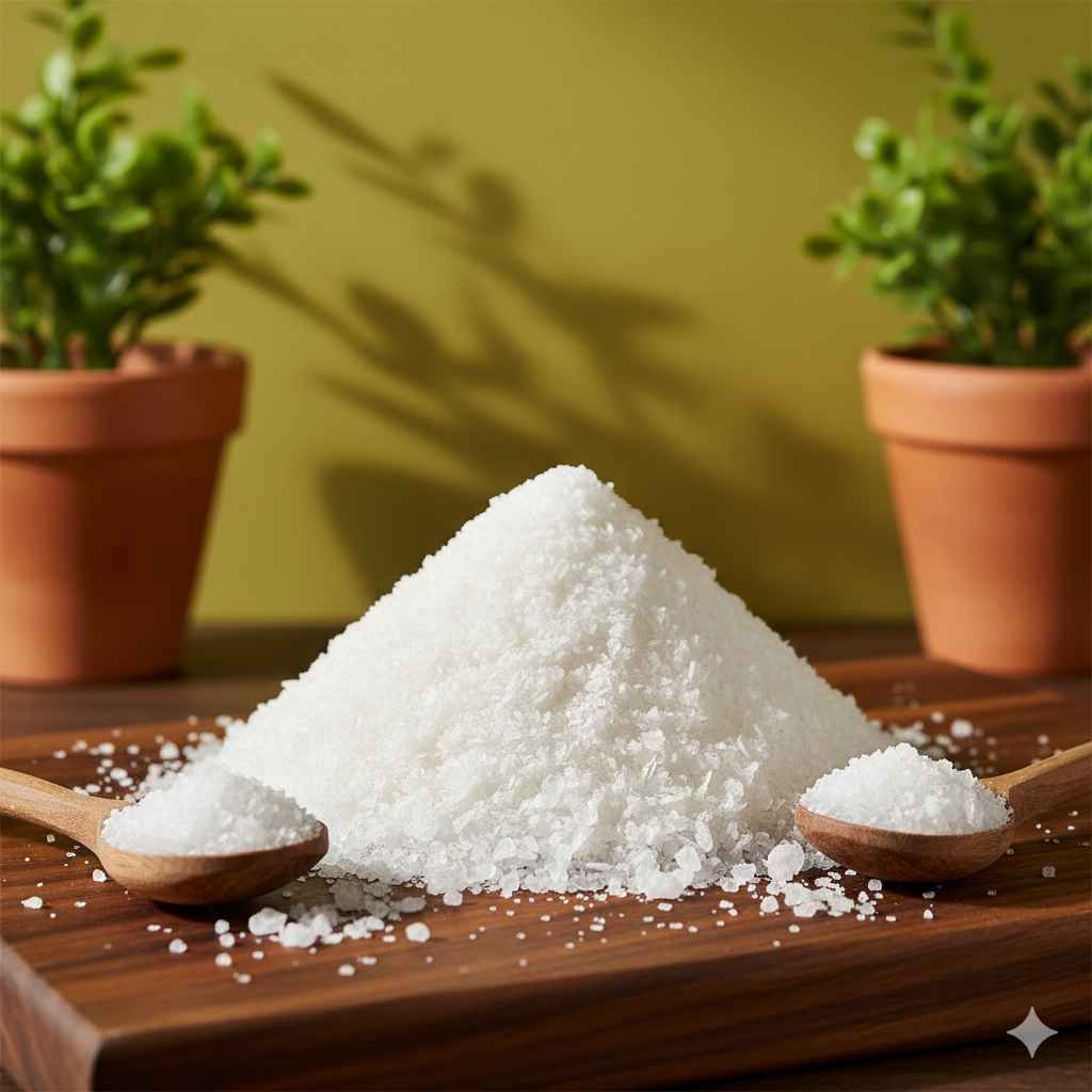 Salt (نمک) - food and kitchen items vocabulary picture with Urdu & Hindi meaning | Polylingo
