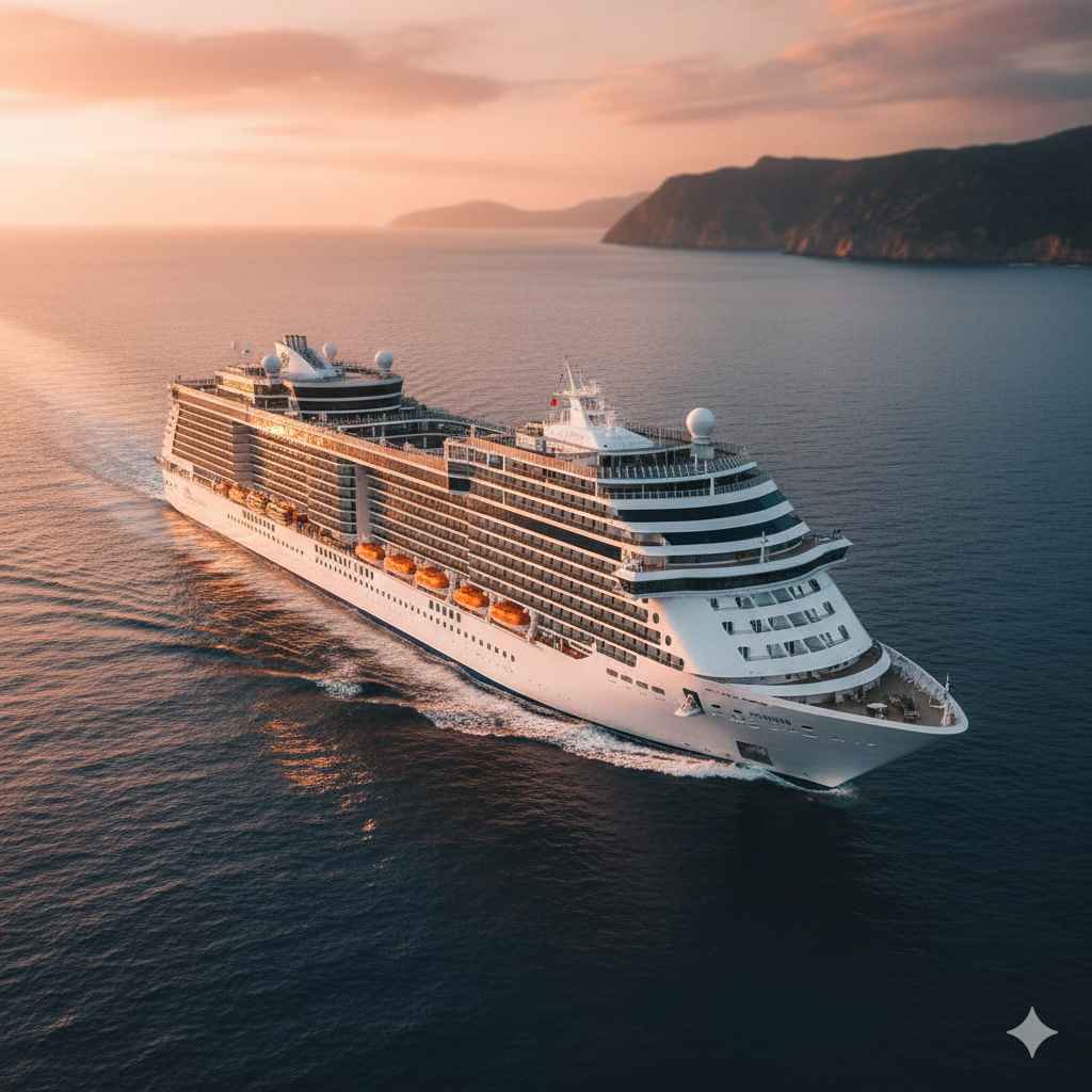 Ship (جہاز) - vehicles vocabulary picture with Urdu & Hindi meaning | Polylingo