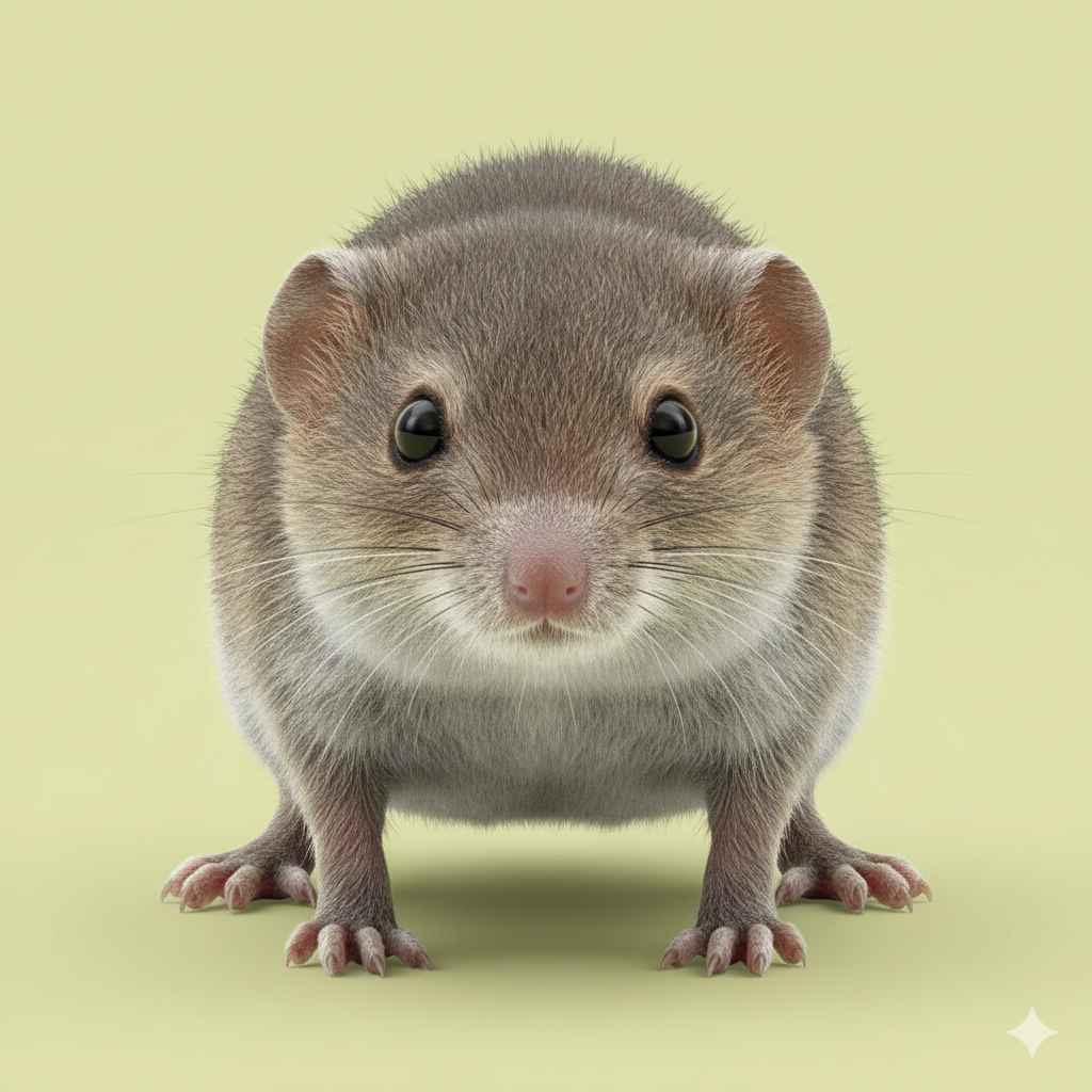 Shrew (چوہا نما چھوٹا جانور) - animals vocabulary picture with Urdu & Hindi meaning | Polylingo