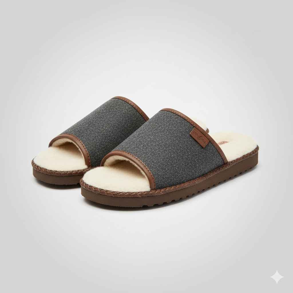 Slippers (سلیپر / چپل) - clothing and accessories vocabulary picture with Urdu & Hindi meaning | Polylingo