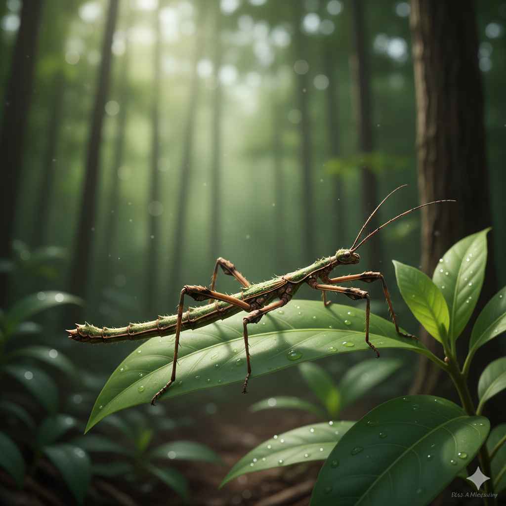 Stick_insect (چھڑی کیڑا) - insects vocabulary picture with Urdu & Hindi meaning | Polylingo
