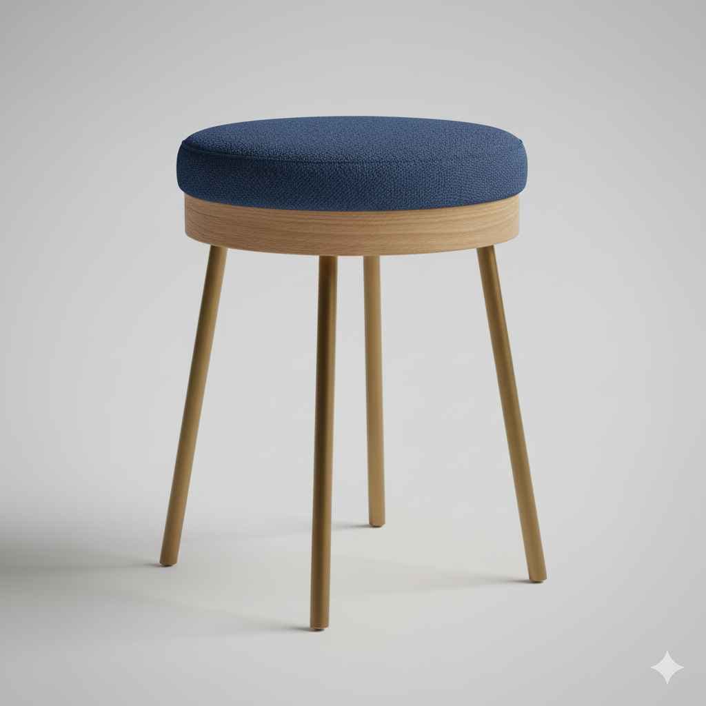 Stool (سٹول) - home and furniture vocabulary picture with Urdu & Hindi meaning | Polylingo