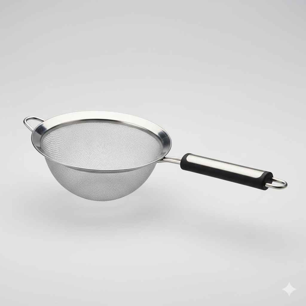Strainer (چھلنی / مَصفاة) - daily use items vocabulary picture with Urdu & Hindi meaning | Polylingo