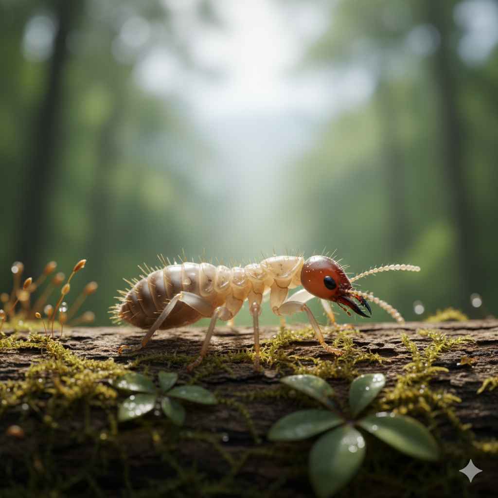 Termite (دیمک) - insects vocabulary picture with Urdu & Hindi meaning | Polylingo