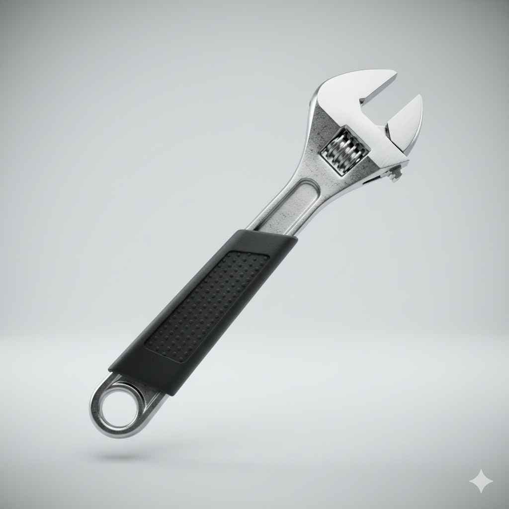 Wrench (رنچ / پانا) - electronics and gadgets vocabulary picture with Urdu & Hindi meaning | Polylingo