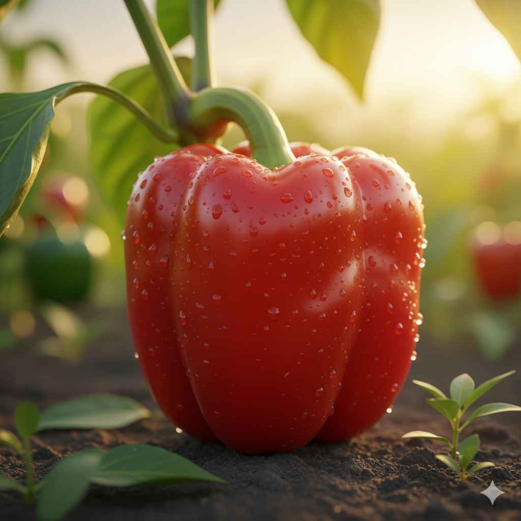 capsicum - Learn capsicum vocabulary word with meaning and images on Polylingo