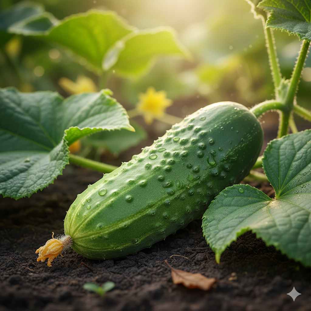 Cucumber picture - Learn cucumber in English and Urdu (کھیرا) Cucumber (کھیرا) - vegetables vocabulary picture with Urdu & Hindi meaning | Polylingo