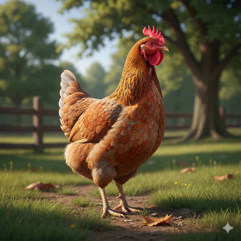 hen - Learn hen vocabulary word with meaning and images on Polylingo
