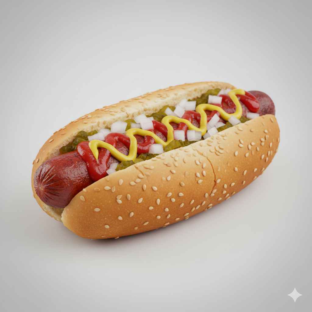 hot_dog - Learn hot_dog vocabulary word with meaning and images on Polylingo