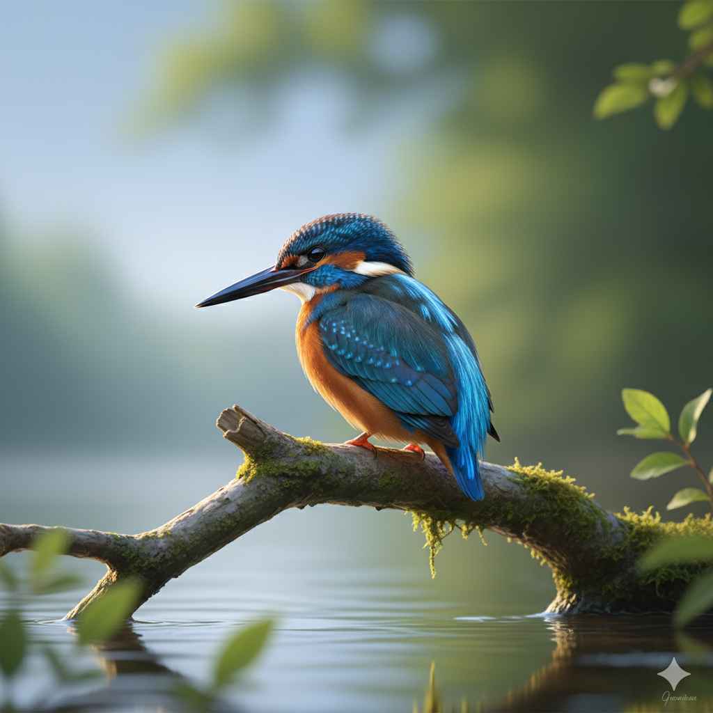 Kingfisher Kingfisher (رام چڑیا) - Colorful bird