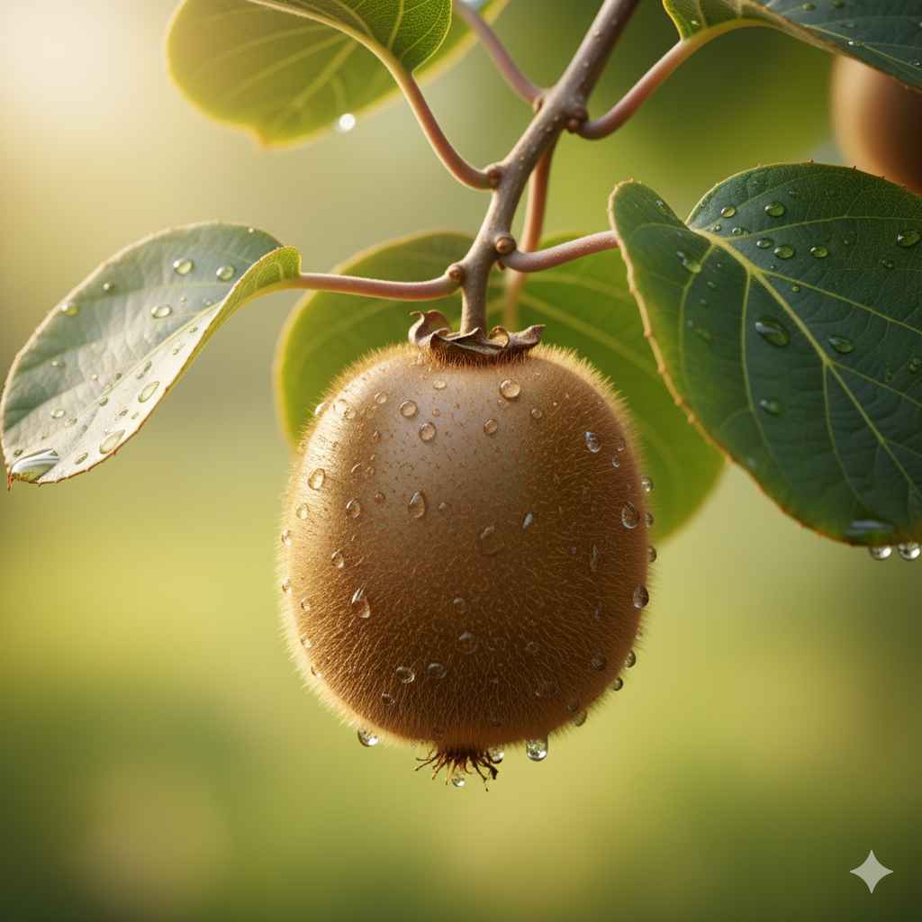Kiwi picture - Learn kiwi in English and Urdu (کیوی) Kiwi (کیوی) - fruits vocabulary picture with Urdu & Hindi meaning | Polylingo