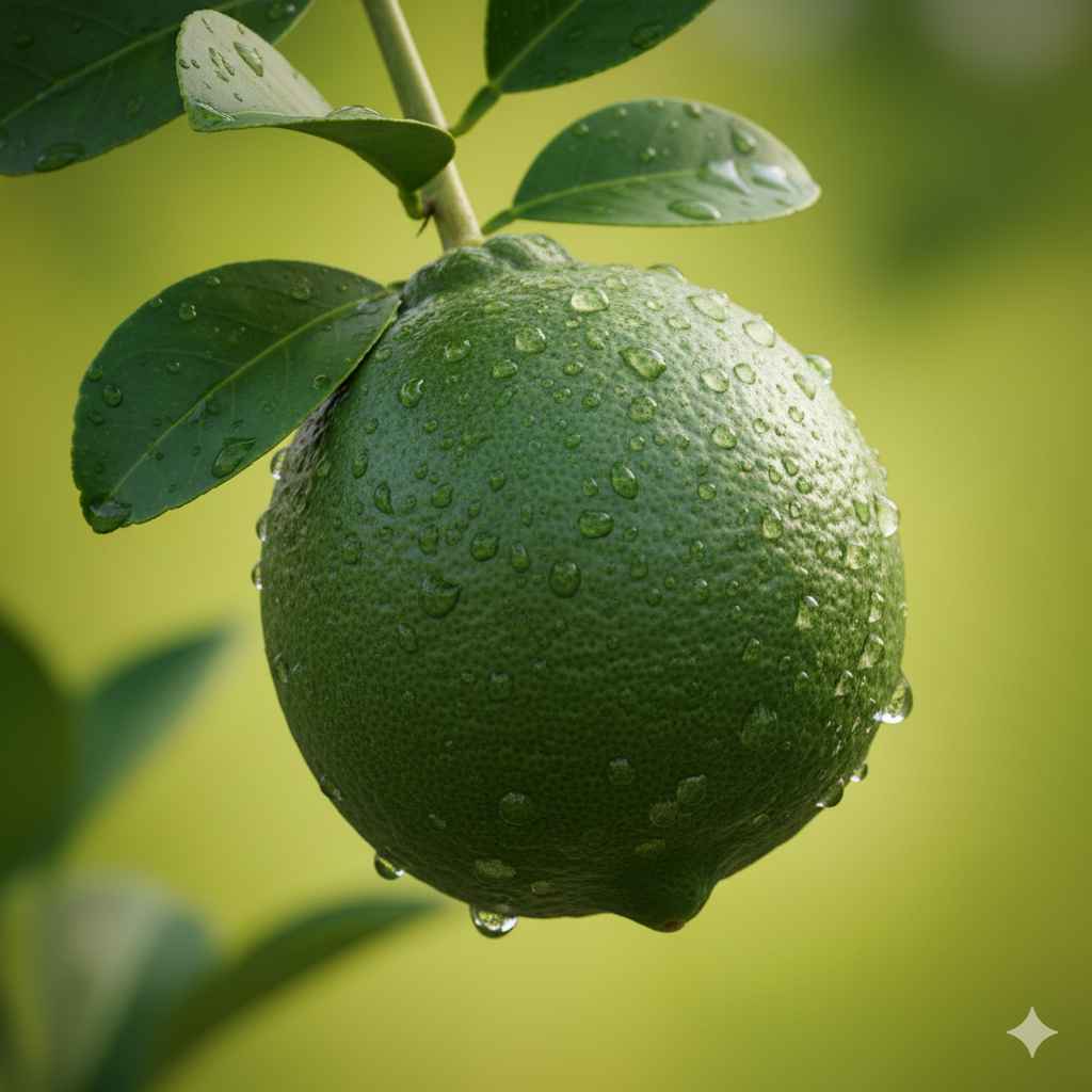 Lime picture - Learn lime in English and Urdu (لیموں) Lime (لیموں) - fruits vocabulary picture with Urdu & Hindi meaning | Polylingo