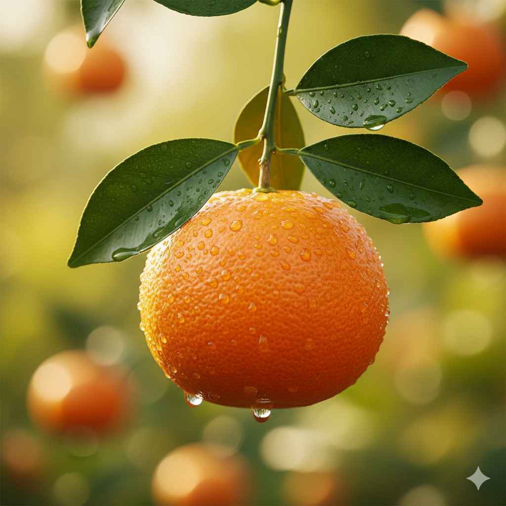 Mandarin picture - Learn mandarin in English and Urdu (کینو / میندرین) Mandarin (کینو / میندرین) - fruits vocabulary picture with Urdu & Hindi meaning | Polylingo