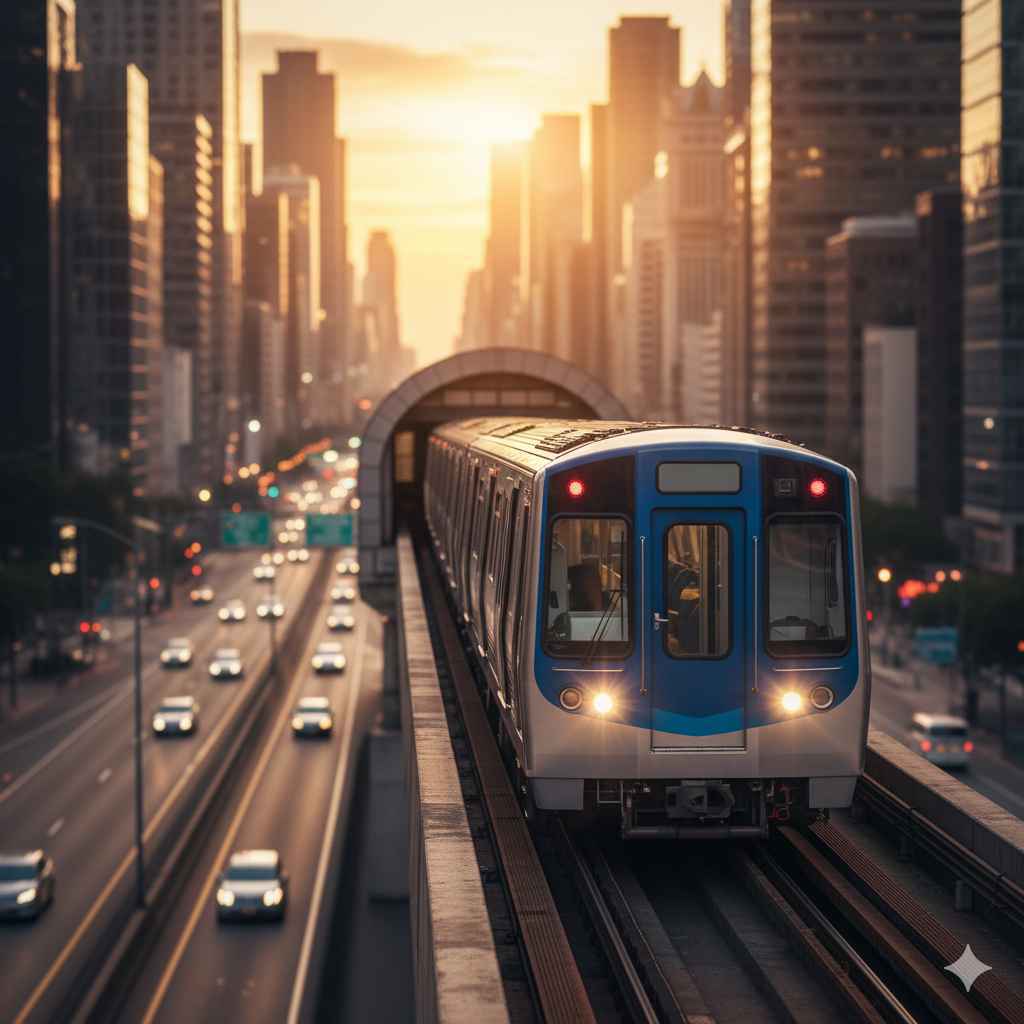 metro - Learn metro vocabulary word with meaning and images on Polylingo