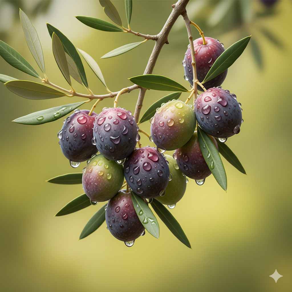 Olive picture - Learn olive in English and Urdu (زیتون) Olive (زیتون) - fruits vocabulary picture with Urdu & Hindi meaning | Polylingo