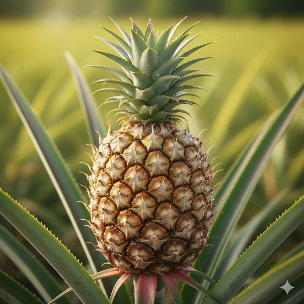 Pineapple picture - Learn pineapple in English and Urdu (انناس) Pineapple (انناس) - fruits vocabulary picture with Urdu & Hindi meaning | Polylingo