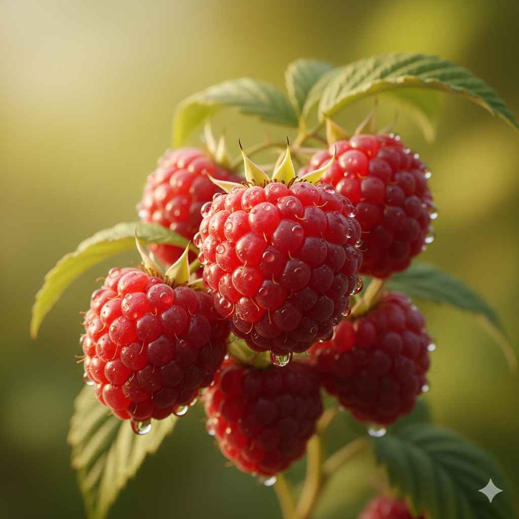 Raspberry picture - Learn raspberry in English and Urdu (رس بھری) Raspberry (رس بھری) - fruits vocabulary picture with Urdu & Hindi meaning | Polylingo
