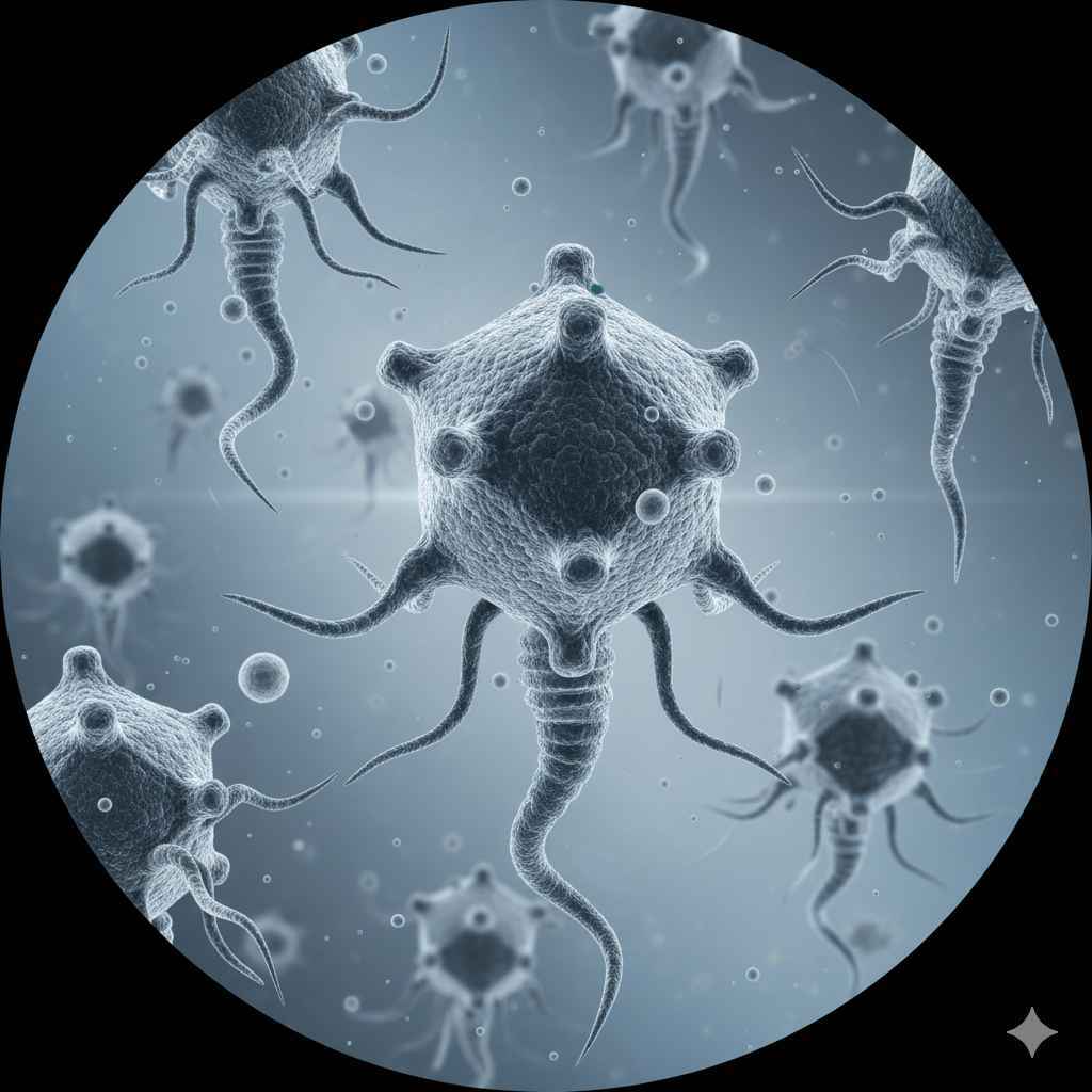 virus - Learn virus vocabulary word with meaning and images on Polylingo