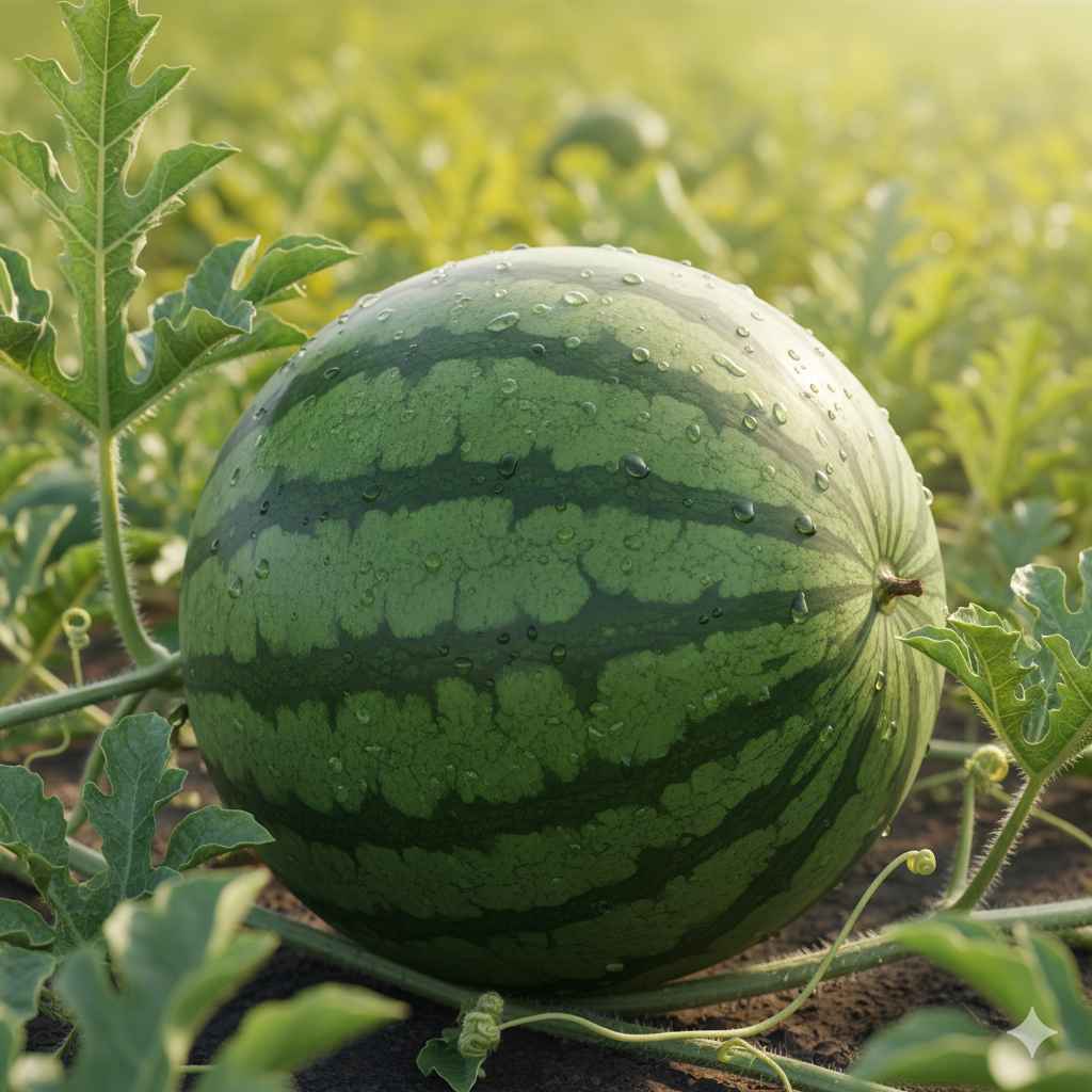 Watermelon picture - Learn watermelon in English and Urdu (تربوز) Watermelon (تربوز) - fruits vocabulary picture with Urdu & Hindi meaning | Polylingo